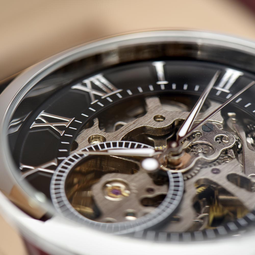 Spartan Skeleton Automatikuhr Herren – Skelett Uhr Geschenk für Mann