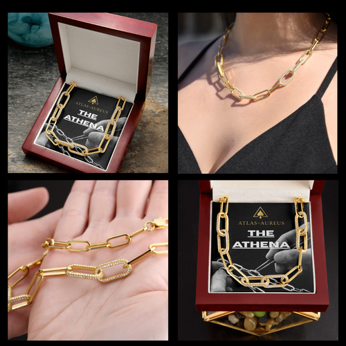 Athena Eleganz Kette Paperclip Chic